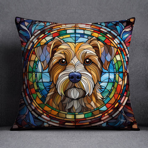 Border Terrier Suncatcher Design Cushion